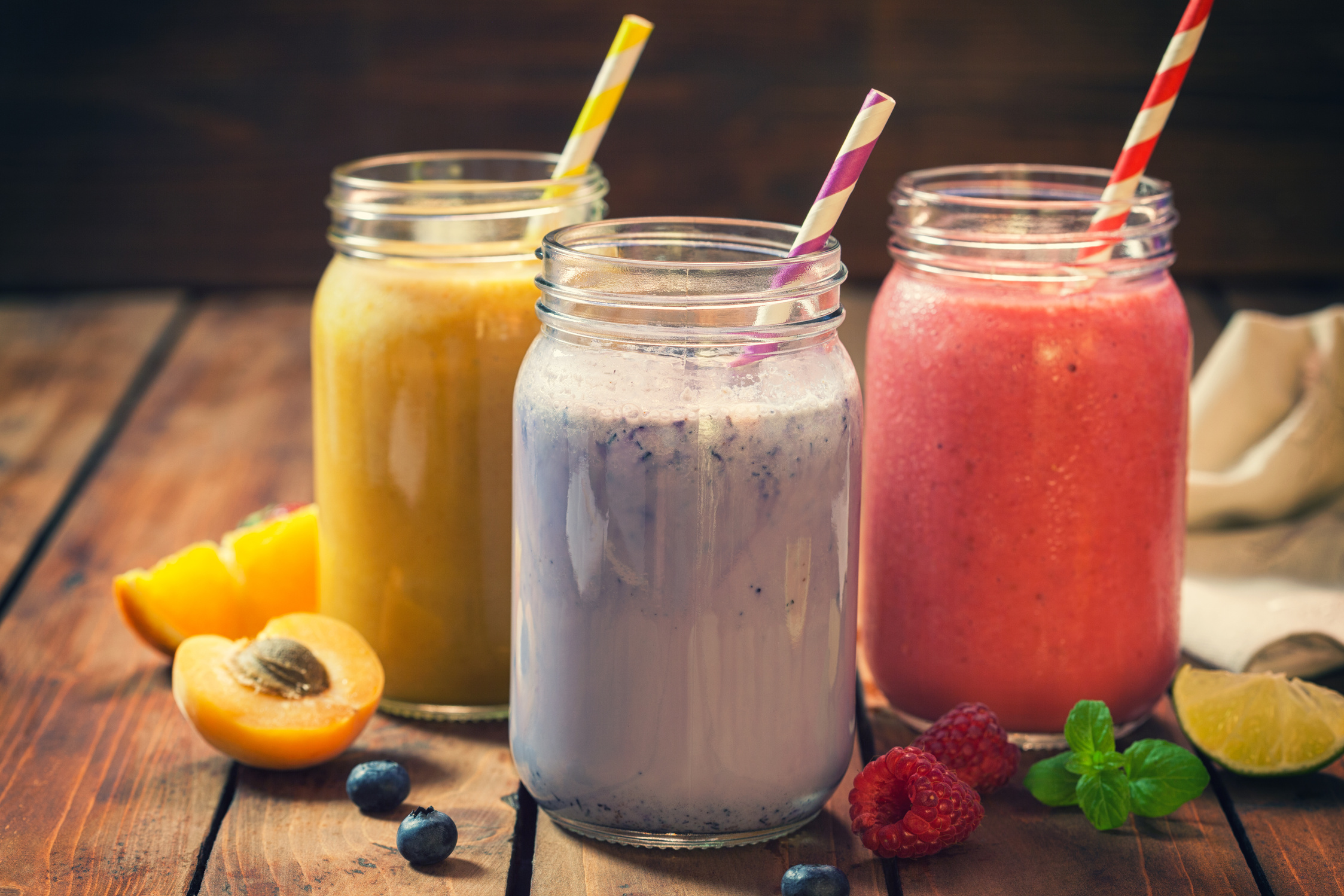 Fresh Homemade Fruit Smothies